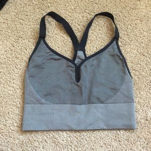 Nike charcoal sports bra